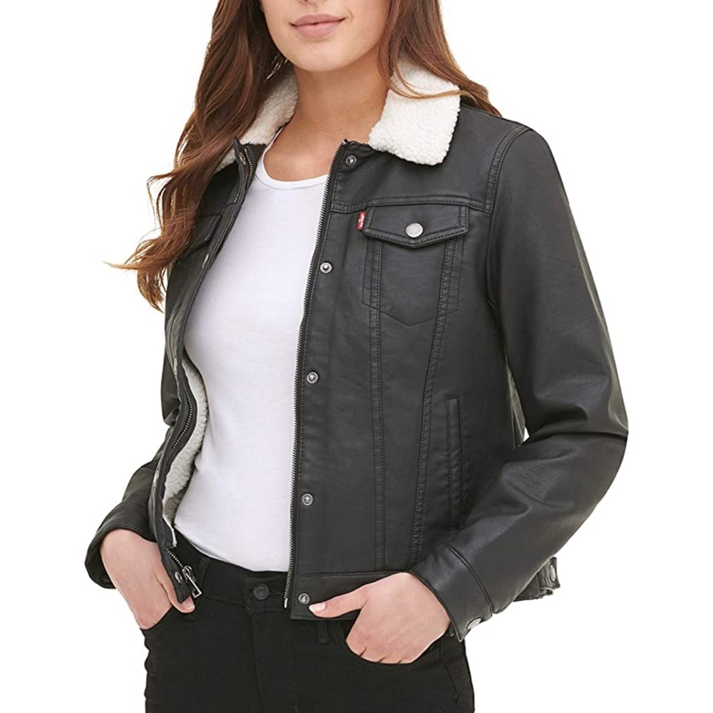 Leather Sherpa Levi’s Jacket